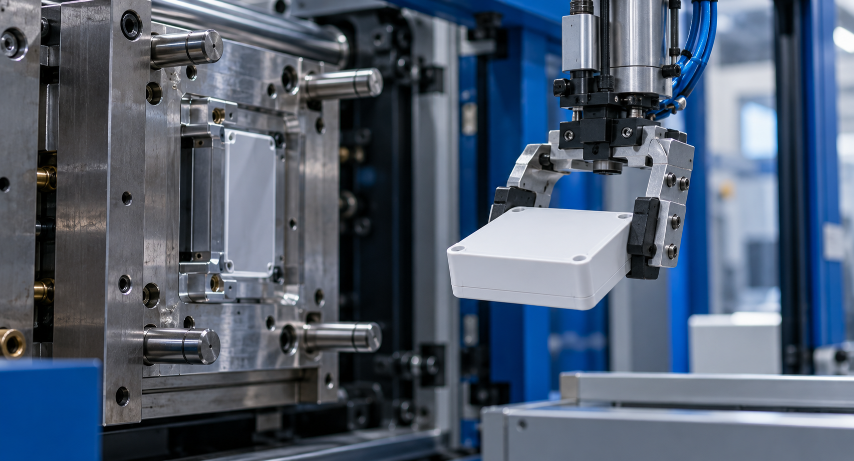 Illustrative injection molding process